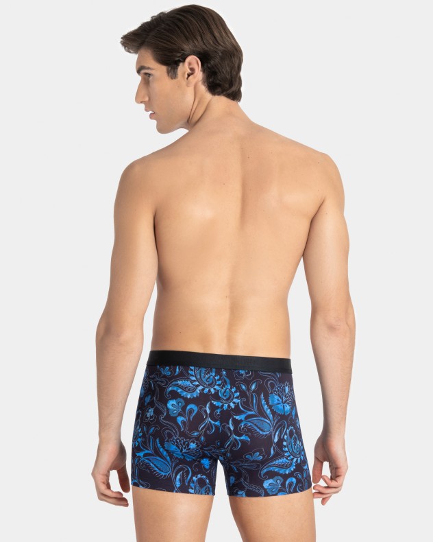 Printed man's pack 2 boxers in Lyocell
