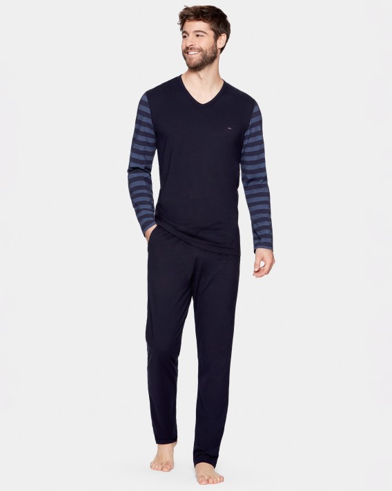 Pyjama long d'homme en Coton