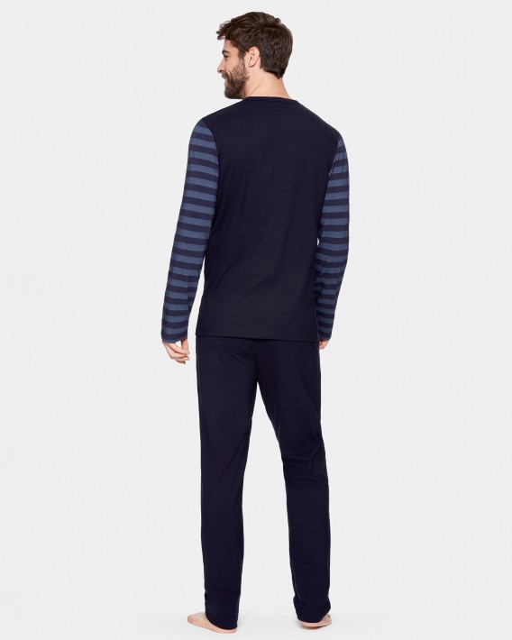 Pyjama long d'homme en Coton