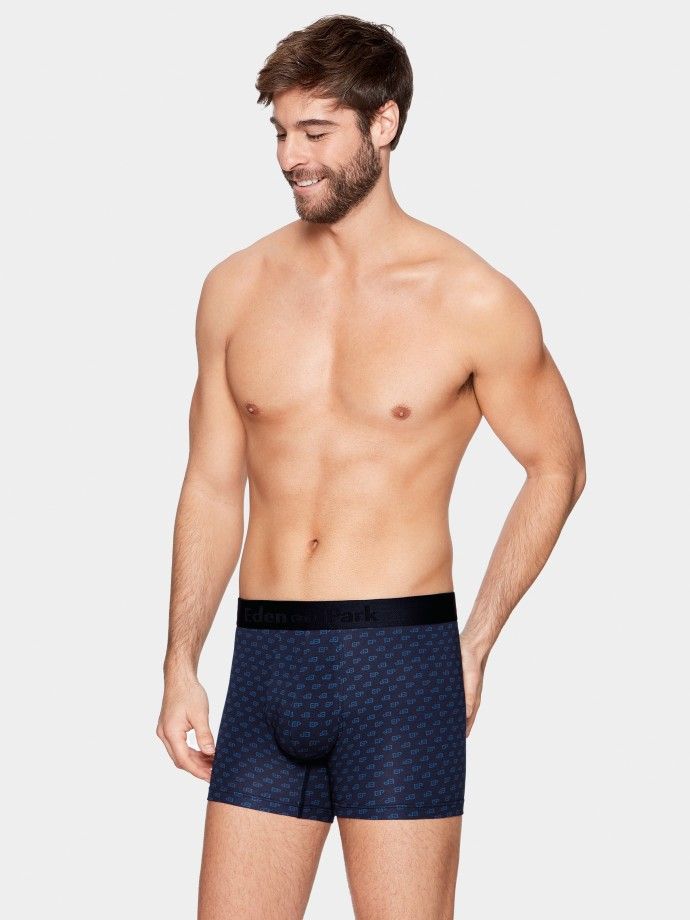 Printed man's boxer in Cotton