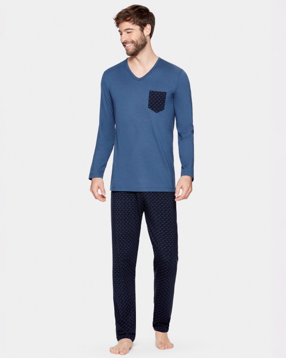 Long man's pyjama in Cotton