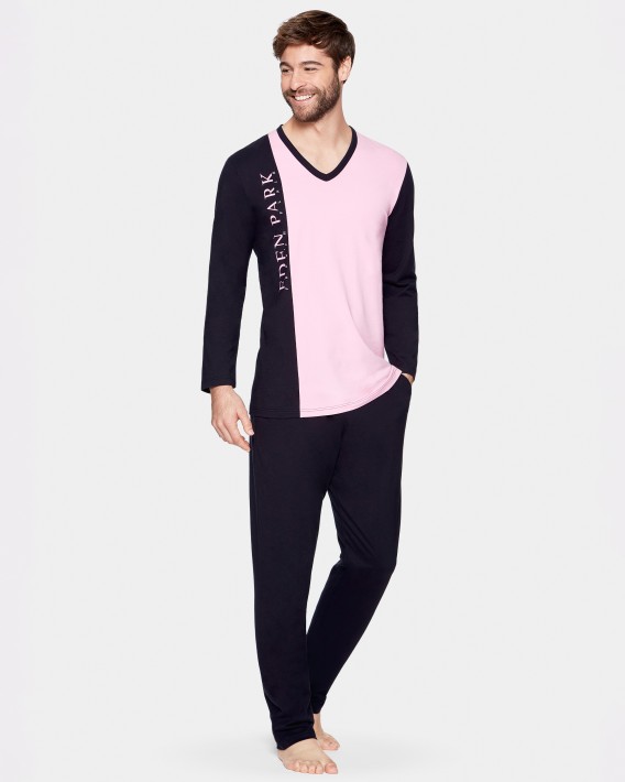 Pyjama long d'homme en Coton