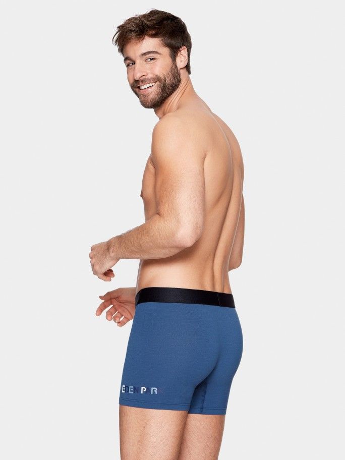 Boxer de homem em Algodo