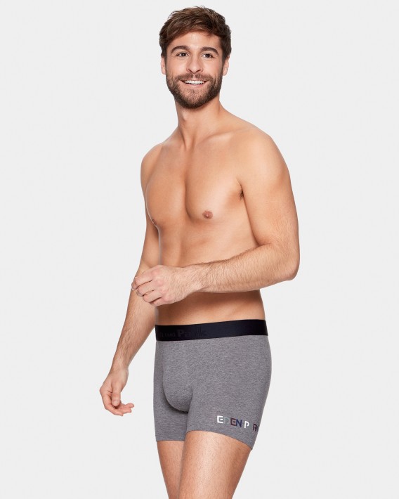 Boxer de homem em Algodo