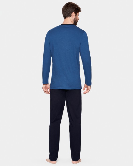 Pyjama long d'homme en Coton