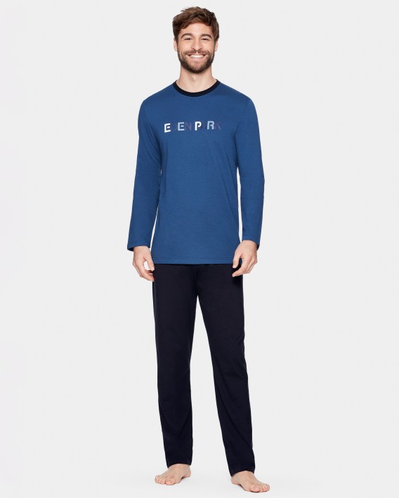 Pyjama long d'homme en Coton