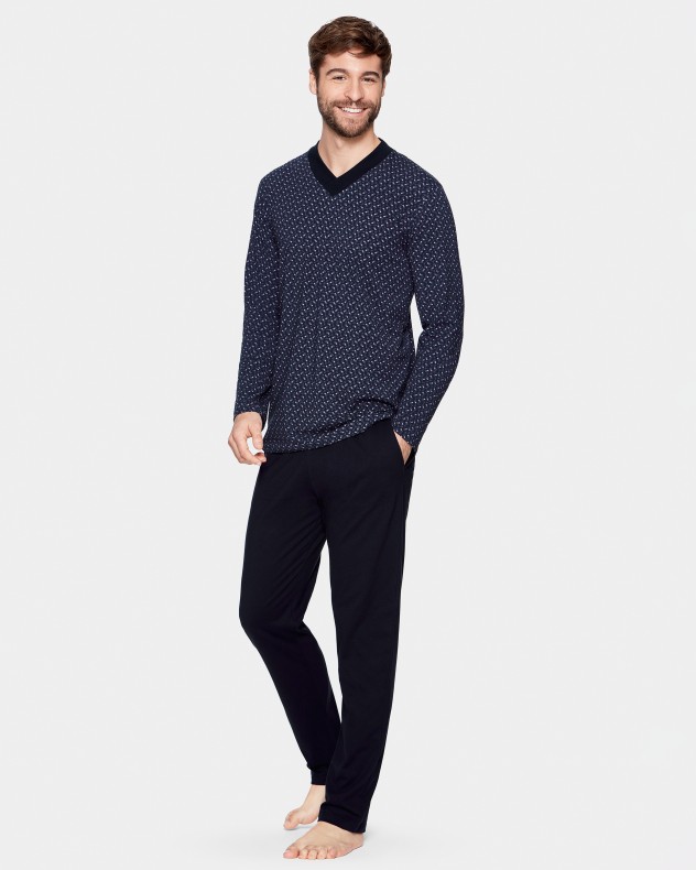 Long man's pyjama in Cotton