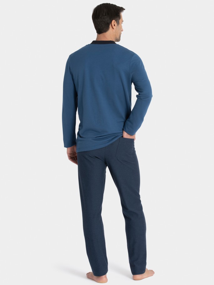 Man's pyjama in cotton