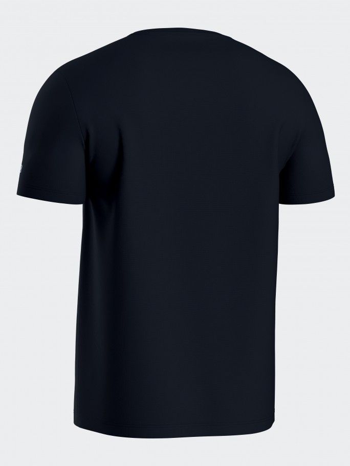 T-shirt manga curta de homem em Lyocell