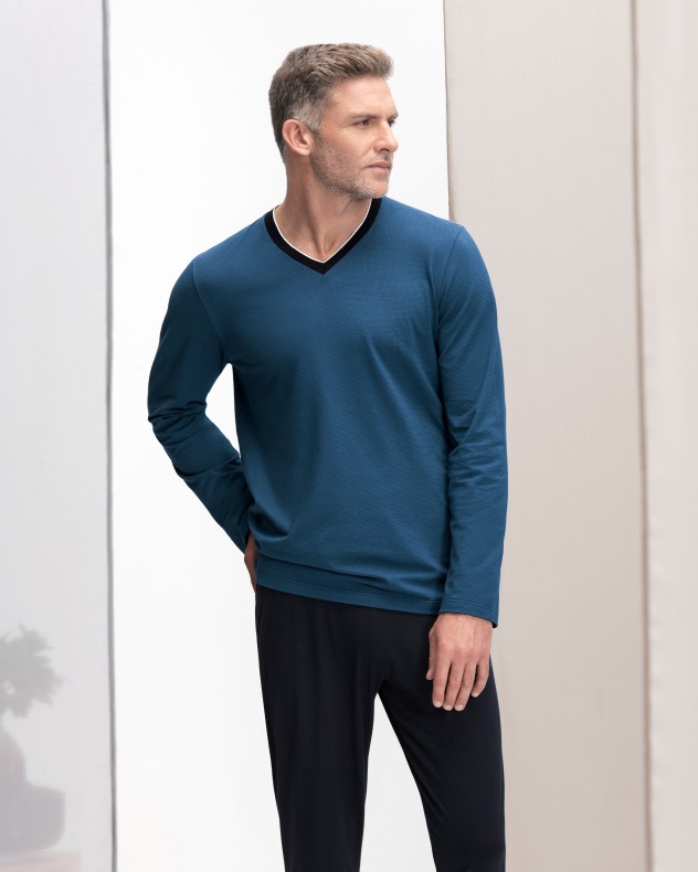 Pyjama long en Coton