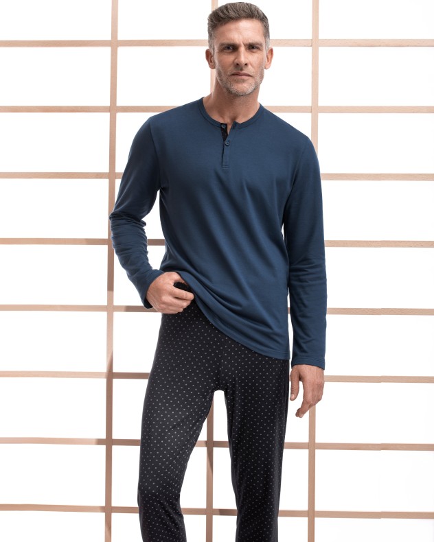 Pyjama imprim en Coton Modal