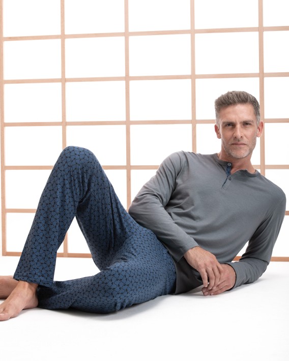 Pyjama imprim en Coton Modal