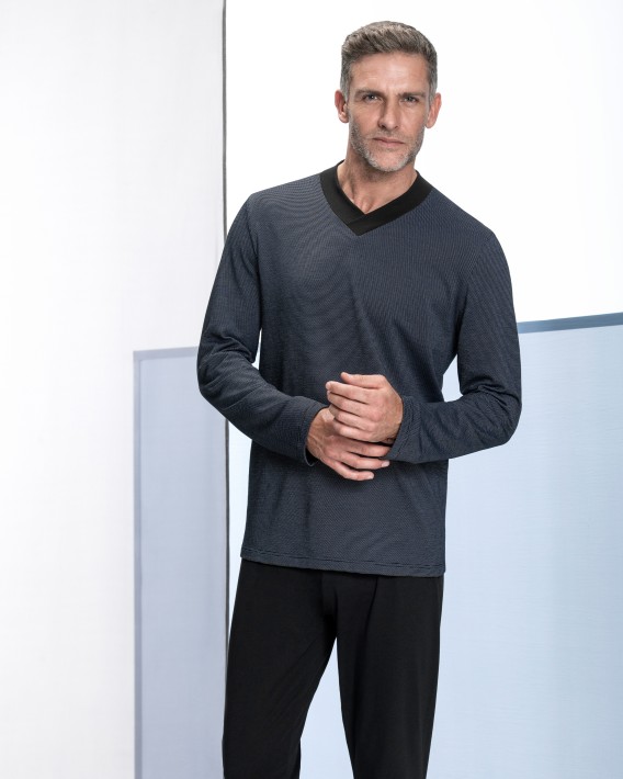 Pyjama thermique en Coton Modal