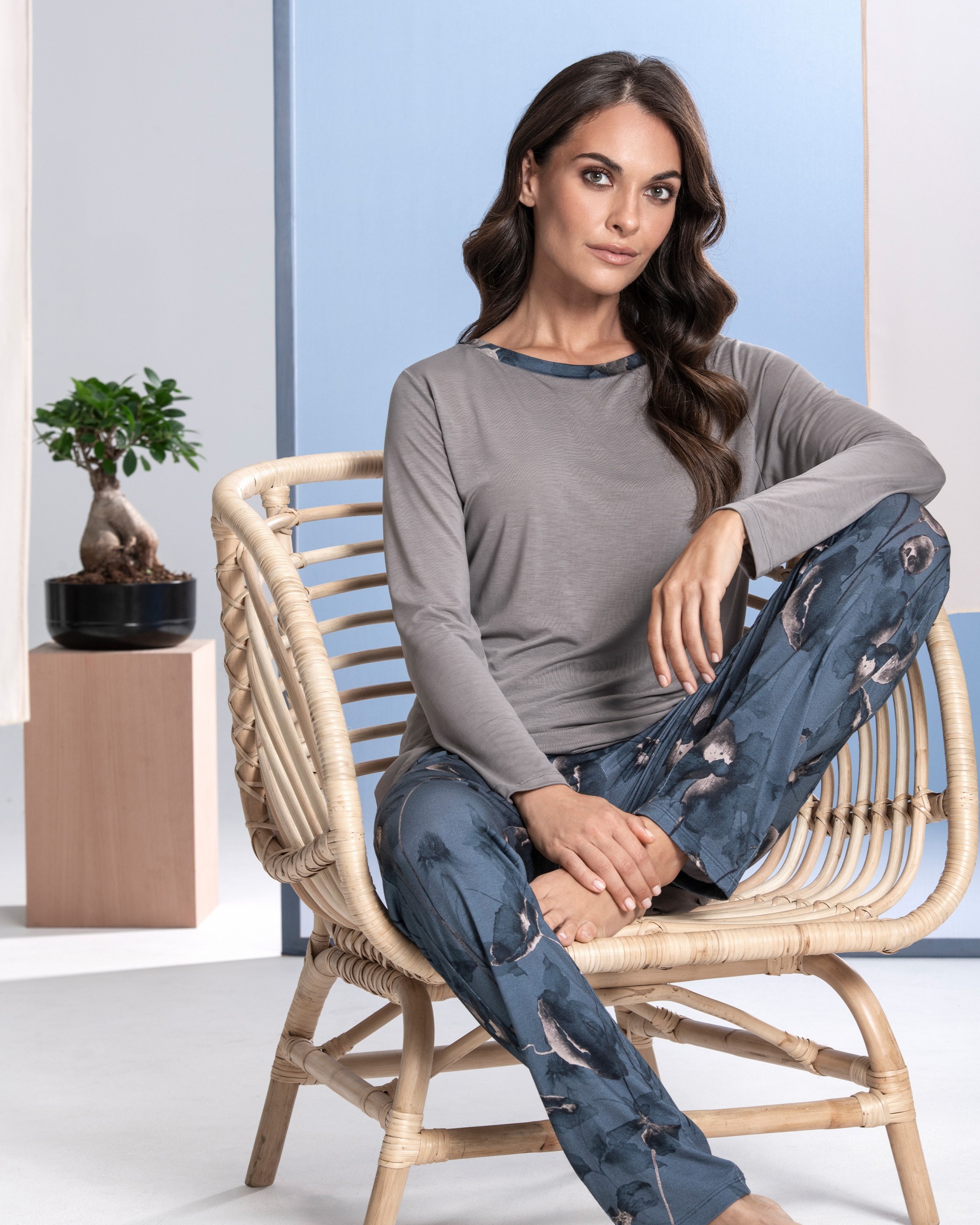 Pijama de mujer estampado