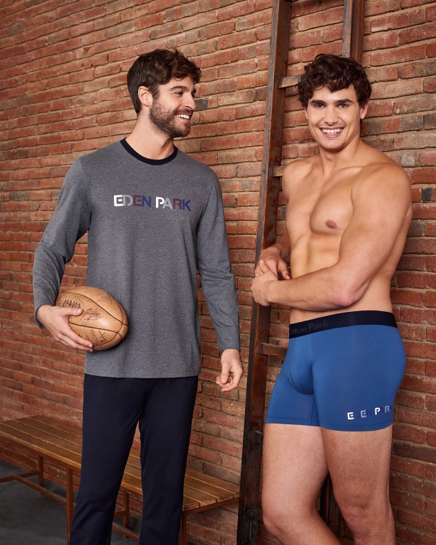 Boxer de homem em Algodão