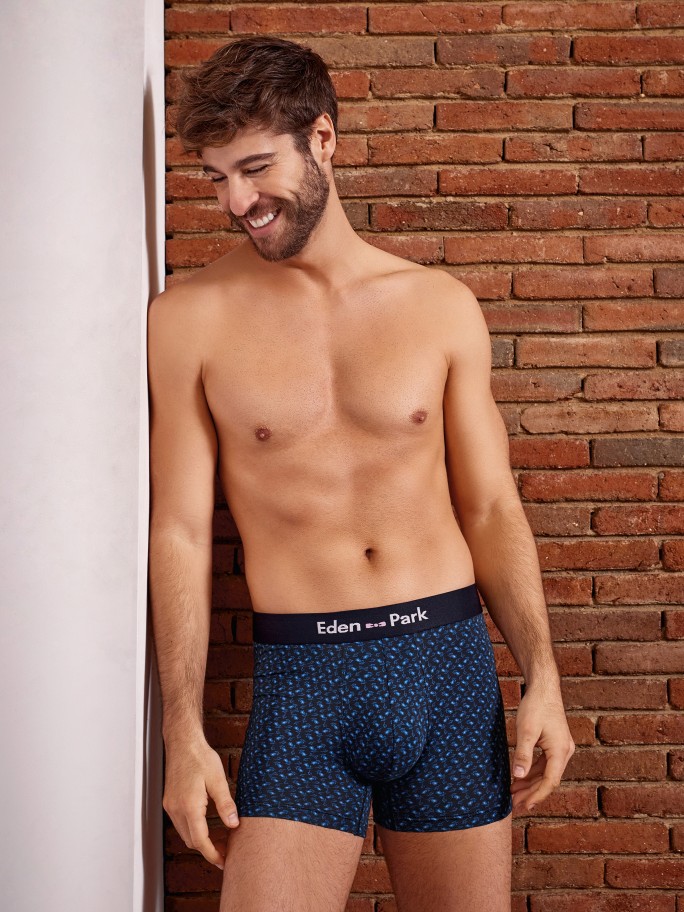 Boxer d'homme Imprim en Coton