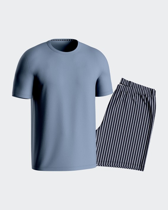 Pijama corto de hombre en Algodn bio