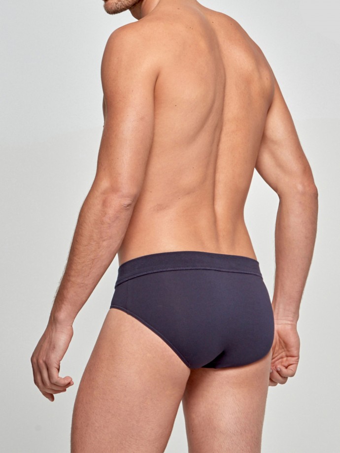 Herren-Slip im 2er-Pack Baumwoll-Stretch