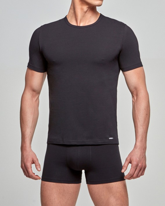 T-shirt manches courtes en coton lasthanne