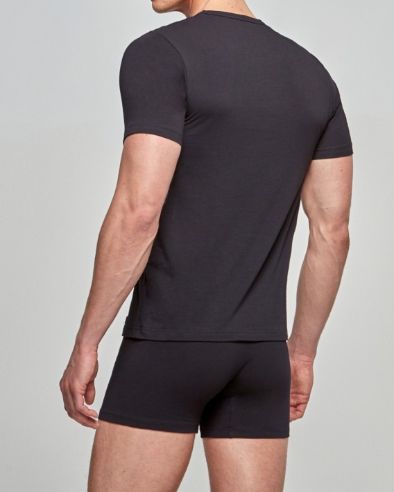 T-shirt manches courtes en coton lasthanne