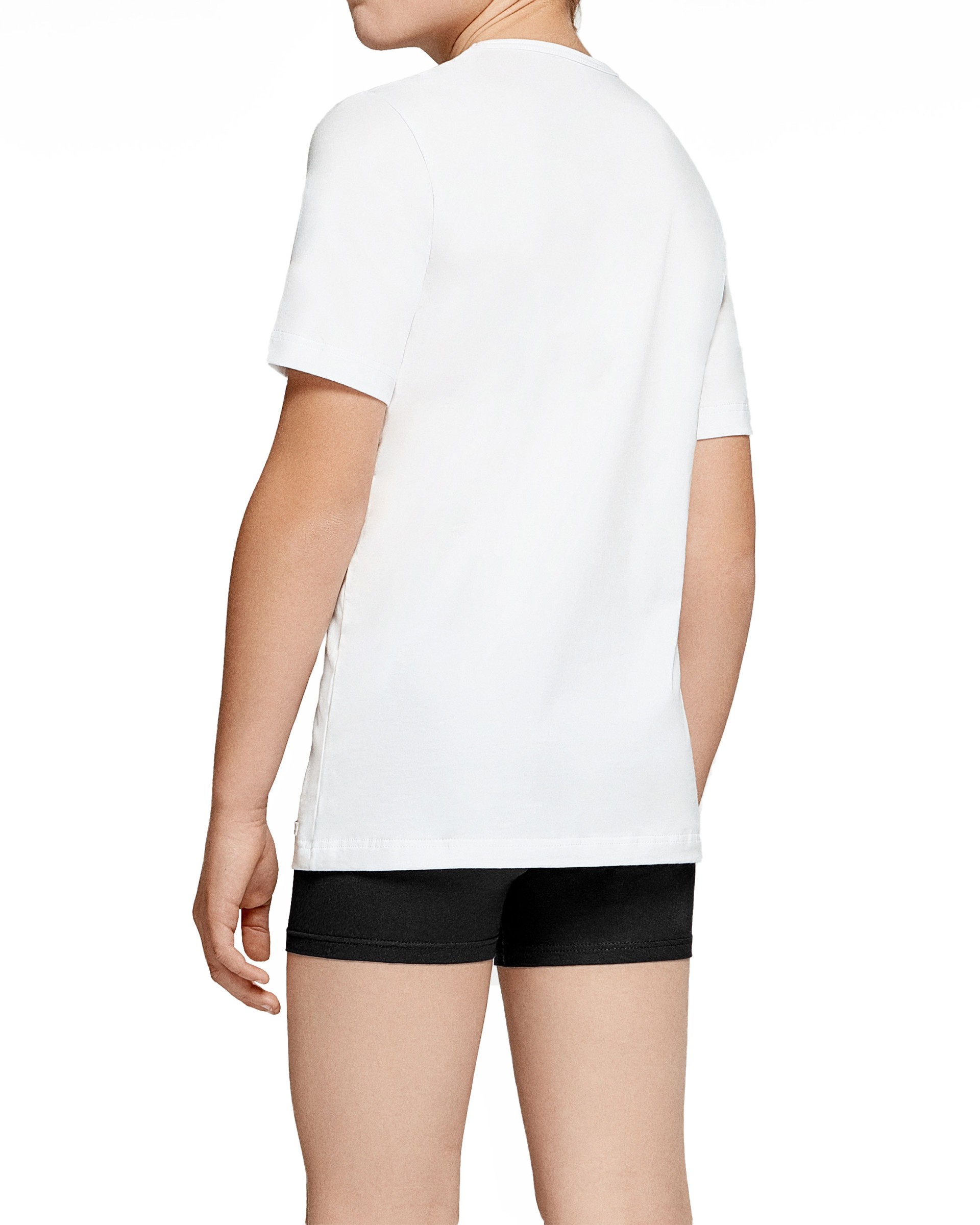 T-shirt med V-hals Junior Bomuld