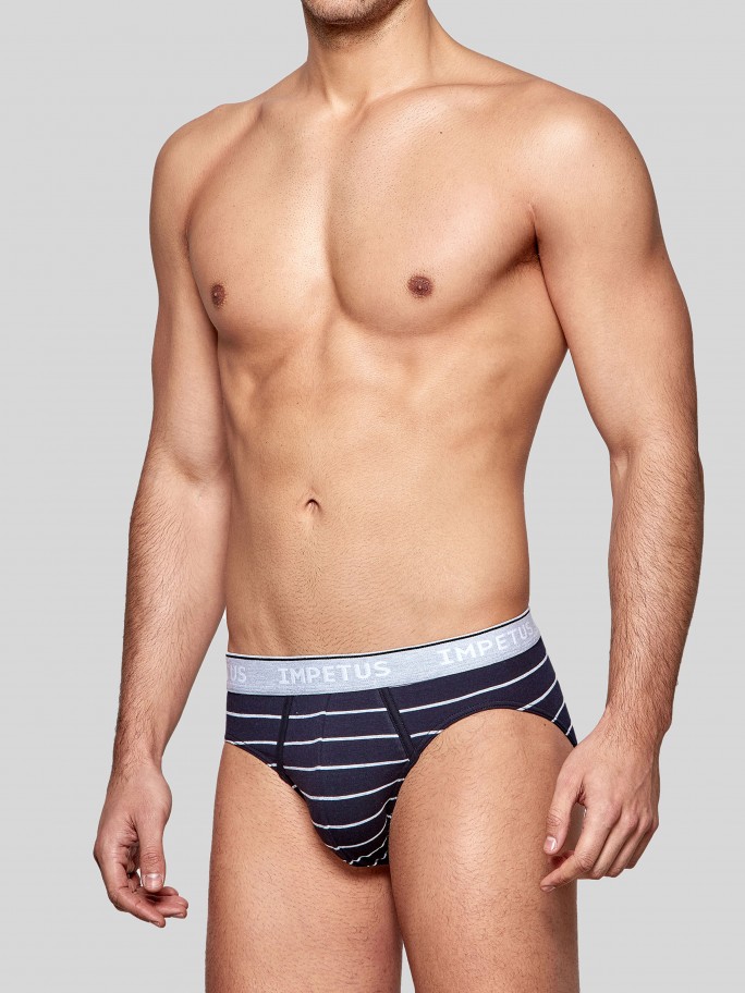 Slip de hombre a Rayas Bio Cotton