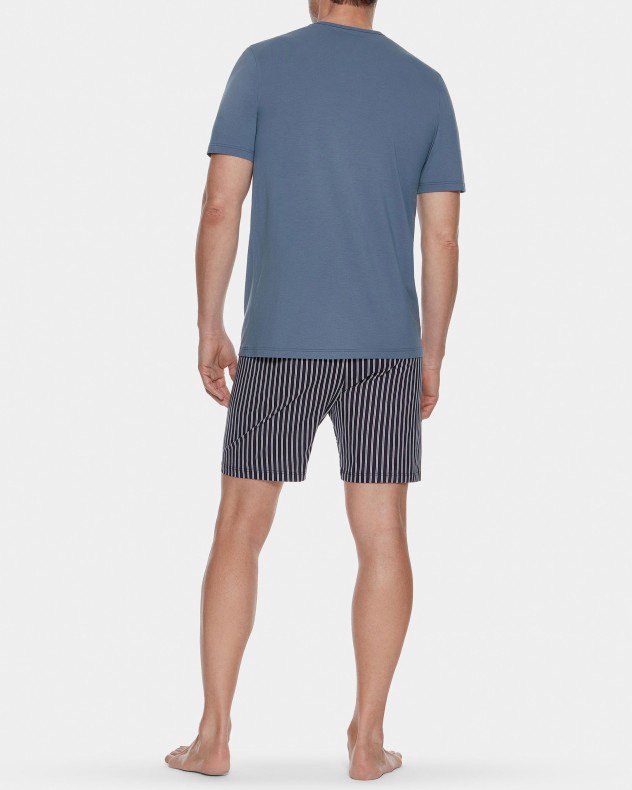 Pijama curto de homem em algodão bio
