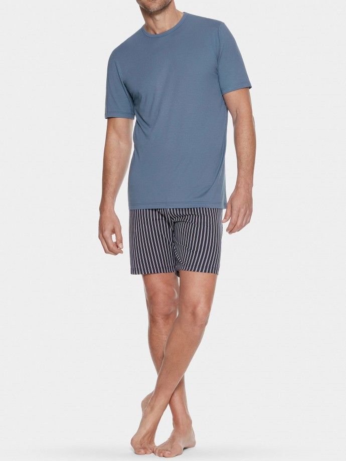 Pijama curto de homem em algodão bio