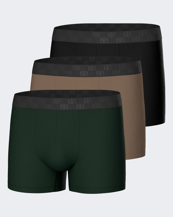 Pack 3 Boxers de hombre Bio Cotton