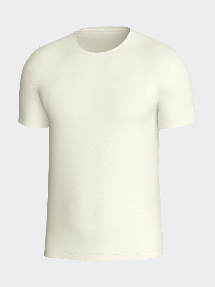 T-Shirt aus Woll-Lyocell