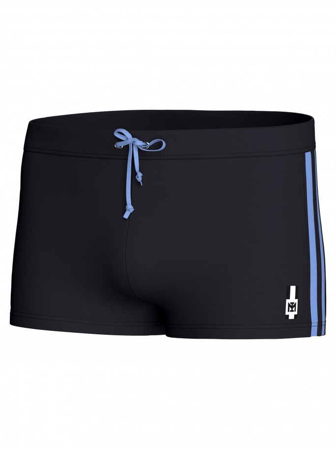 Schwimm Boxershorts seitliche Streifen