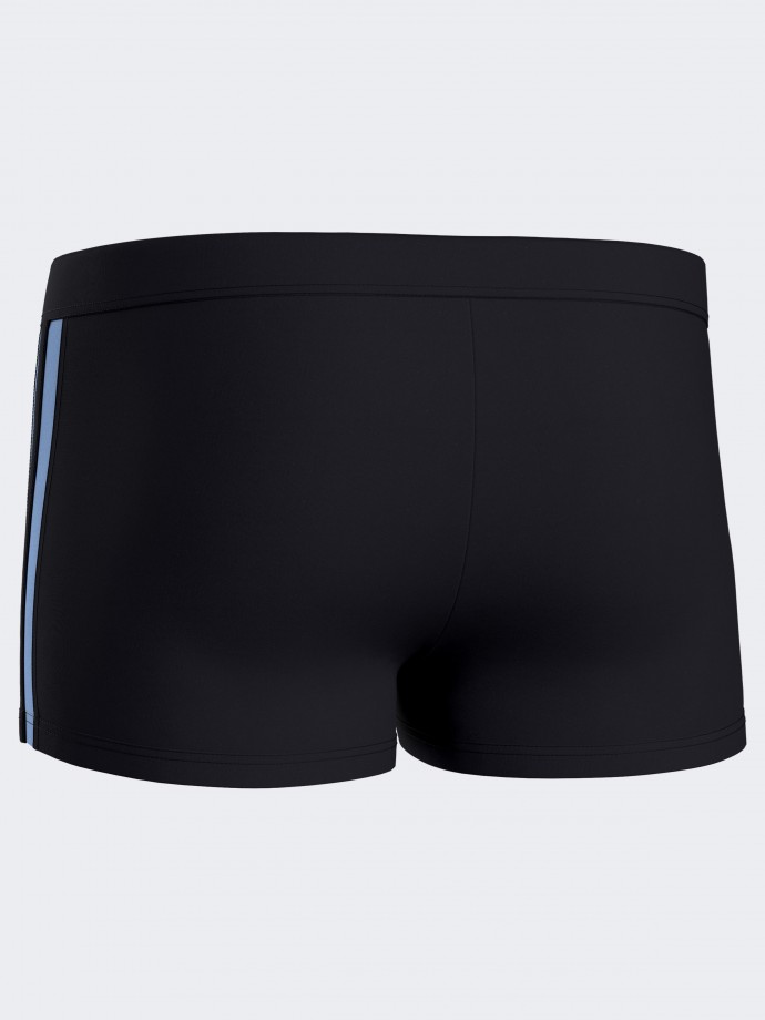 Schwimm Boxershorts seitliche Streifen