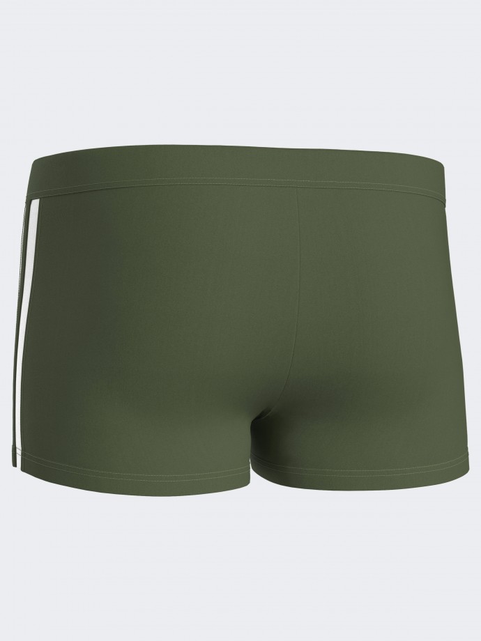 Schwimm Boxershorts seitliche Streifen