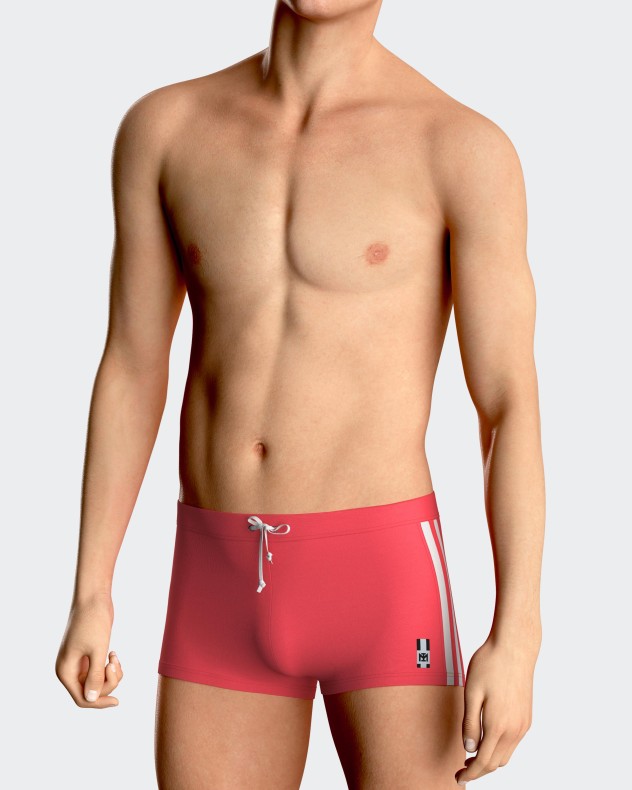 Schwimm Boxershorts seitliche Streifen