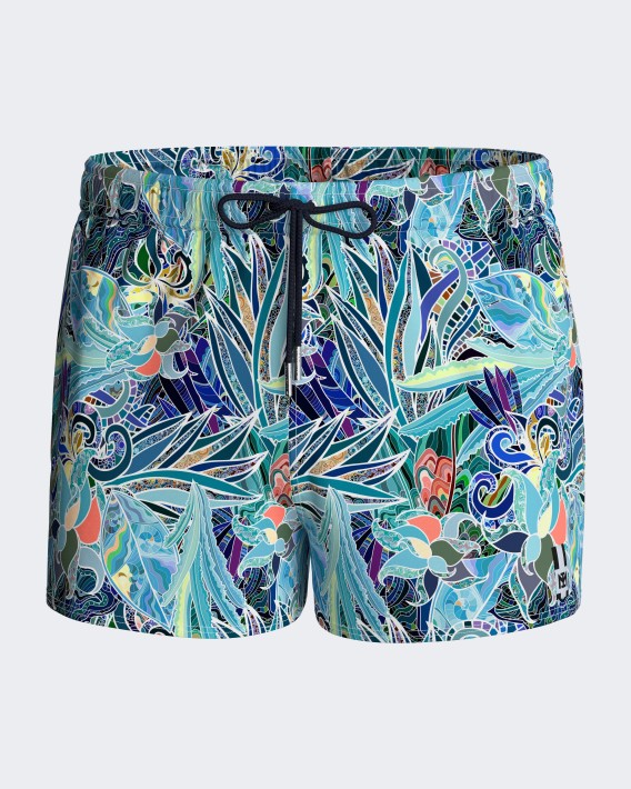 Short-length Swim Shorts tropical