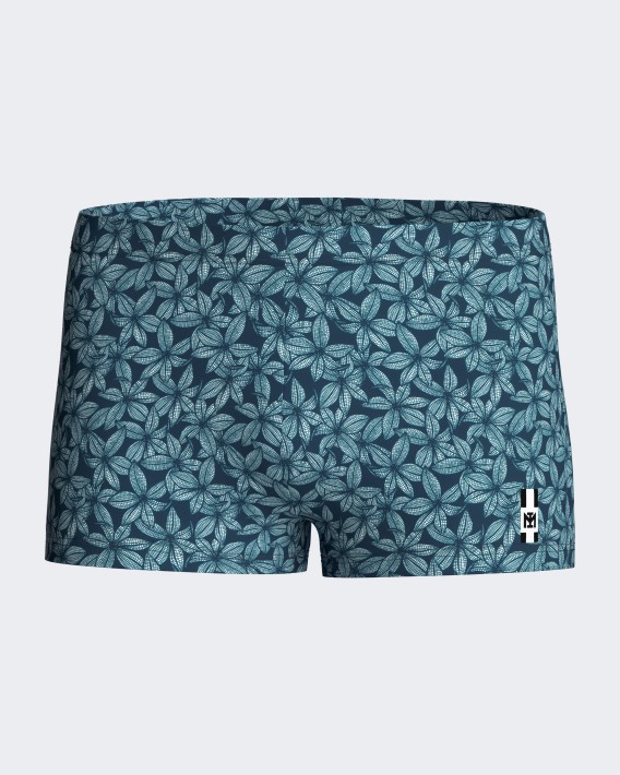 Boxer de banho estampado tropical