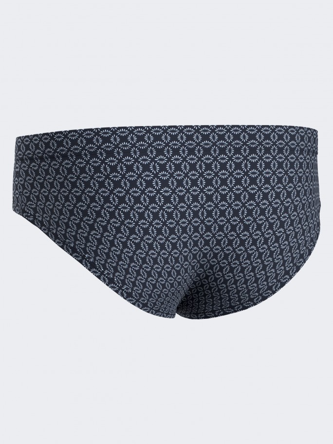 Badehose geometrisches Mikromotiv