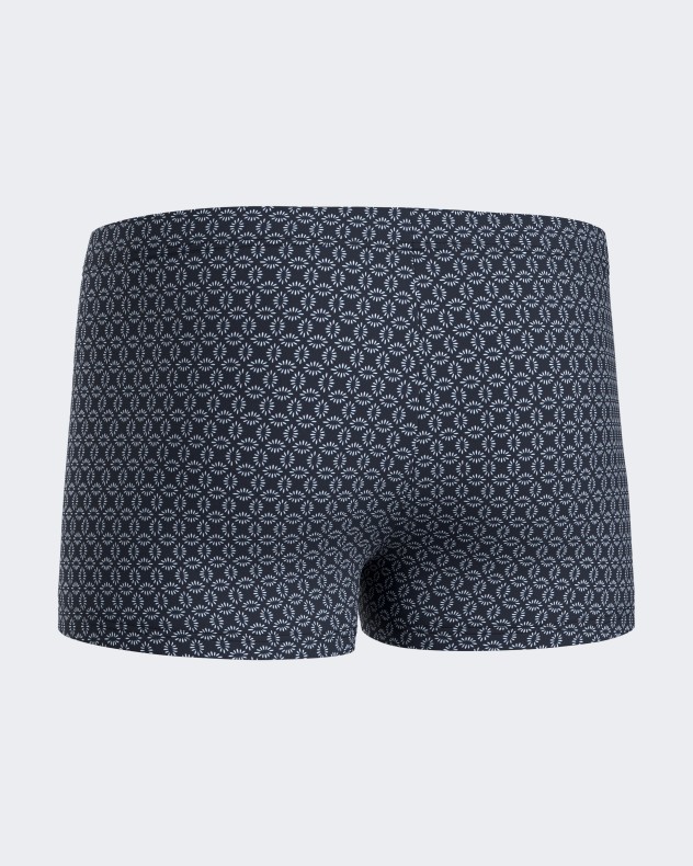 Boxer de bain micromotif géométrique