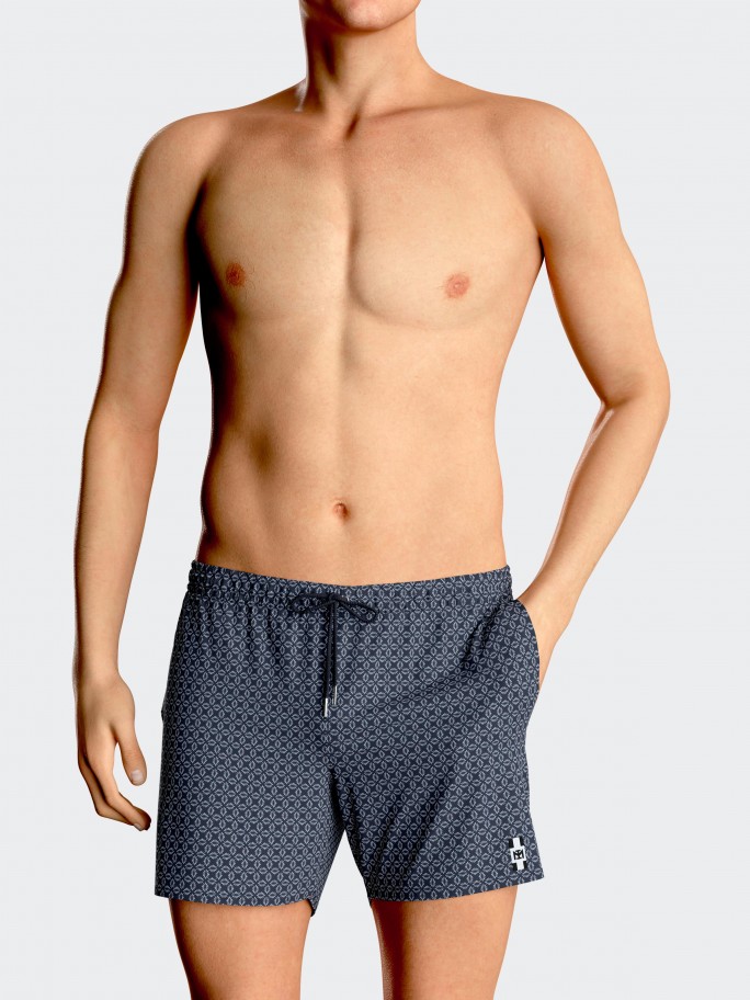 Swim Shorts geometric micromotive