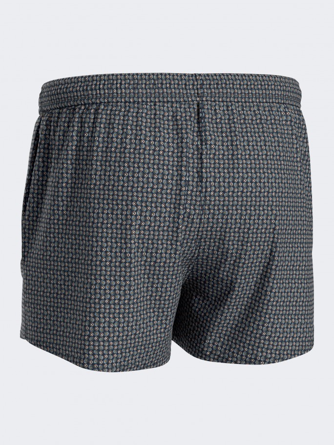 Badeshorts bedrucktes Mikromotiv