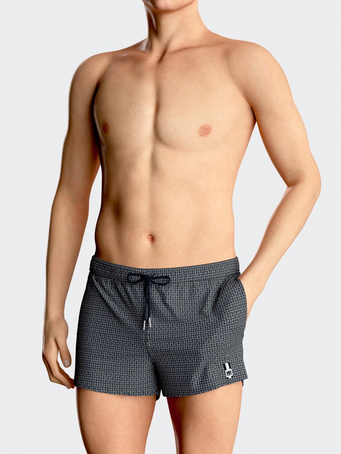 Baador Short micromotivo estampado