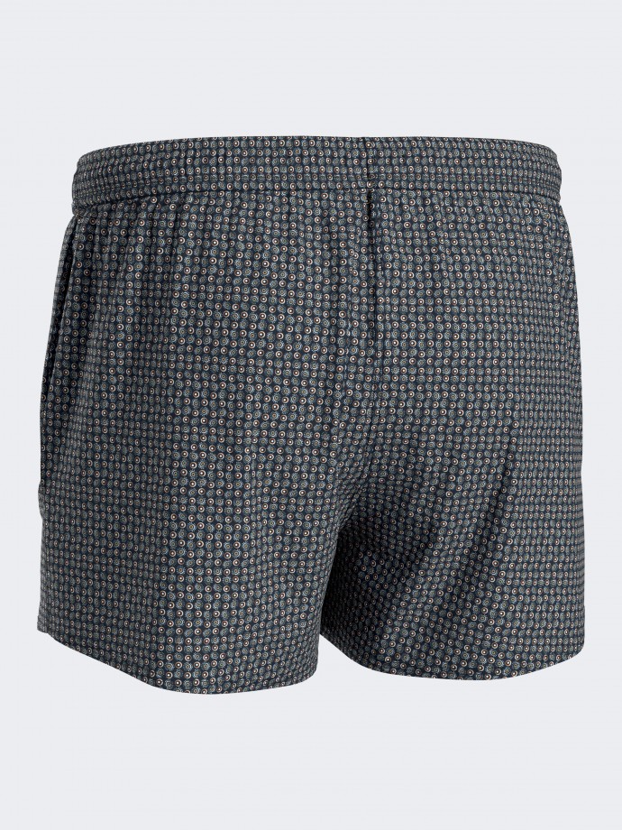 Badeshorts bedrucktes Mikromotiv