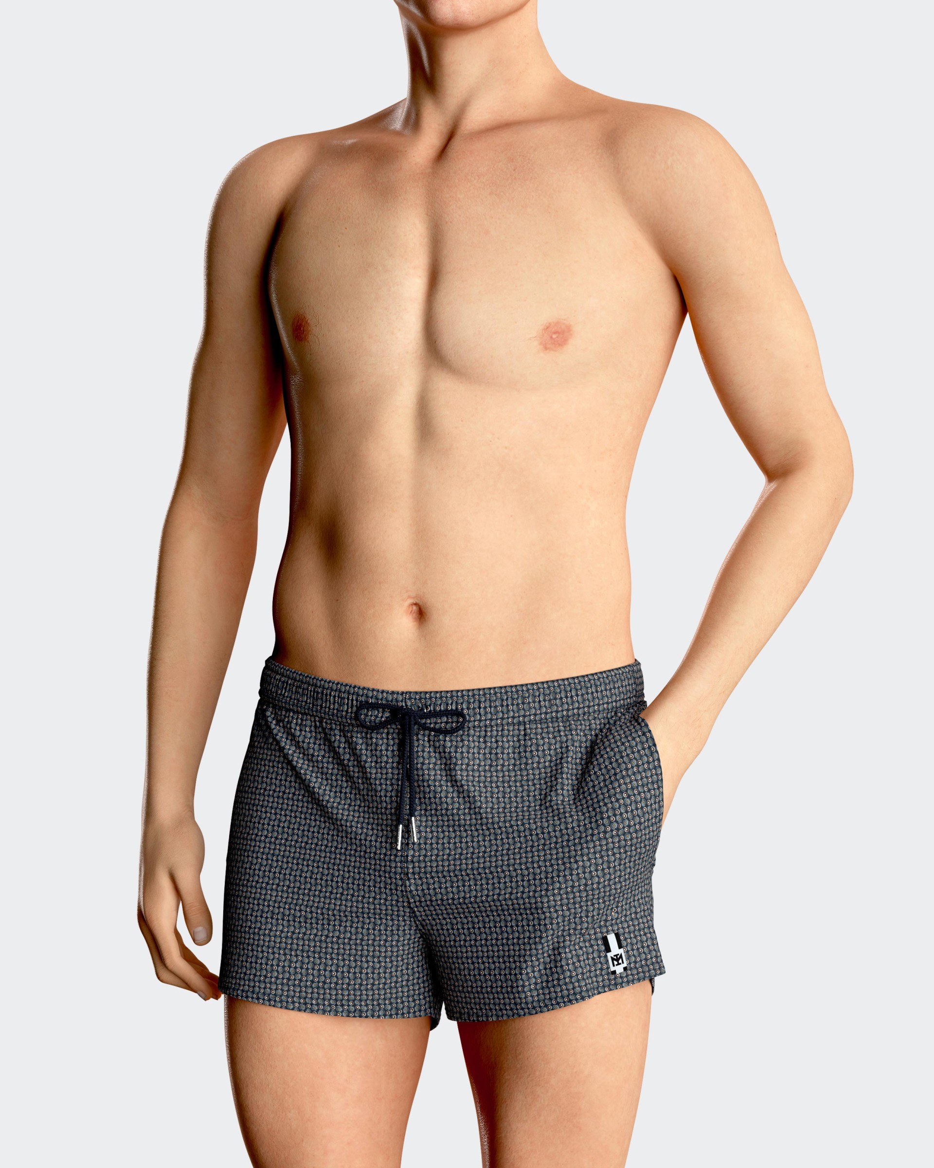 Bañador Short micromotivo estampado