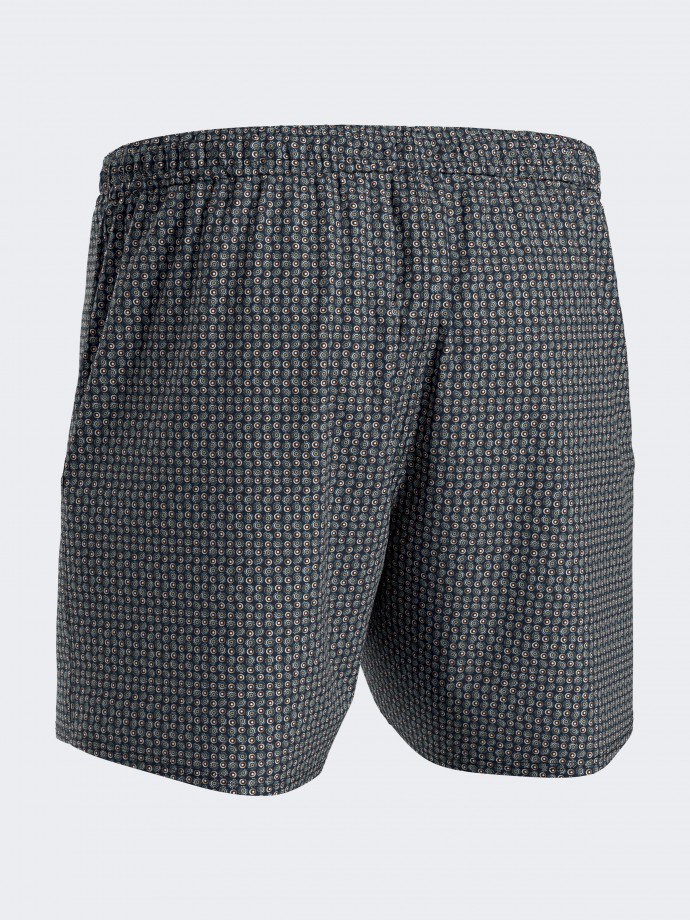 Badeshorts bedrucktes Mikromotiv