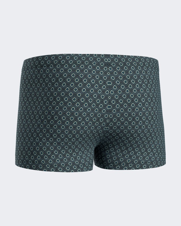 Boxer de bain imprimé géométrique