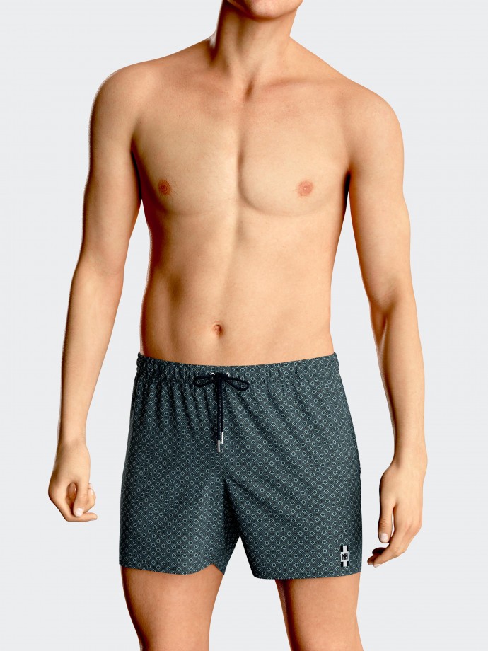Badeshorts geometrischer Print Badeshorts geometrischer Print
