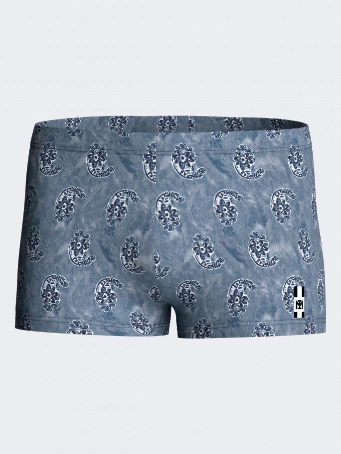 Boxer de Banho estampado cornucpias