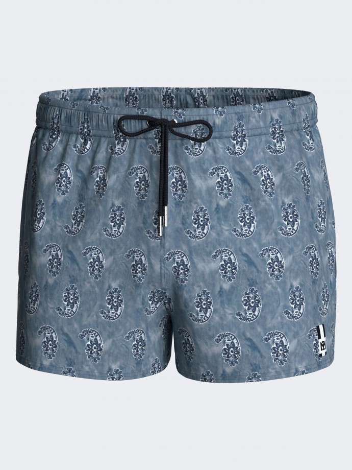 Badeshorts Paisley-Print