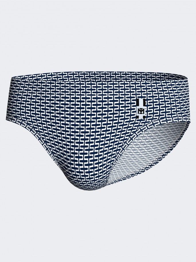 Swim Brief geometric print