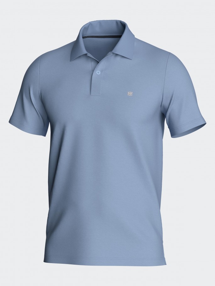 Plain Polo in Cotton